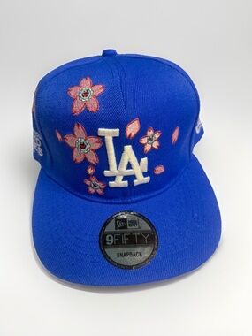New Era 2025 Tokyo Series x Takashi Murakami LA Dodgers Floral Snapback Hat NWT